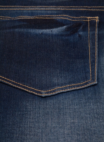 Knitted Jogger Denim Stretch Jeans - Hard Wash - Whiskers