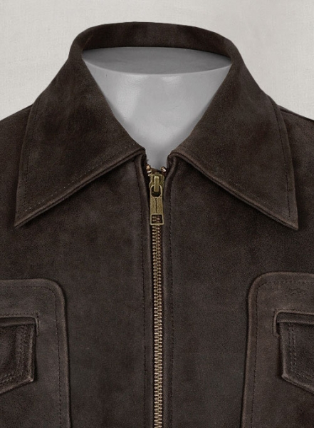 Vintage Brown Grain Avengers Steve Rogers Leather Jacket