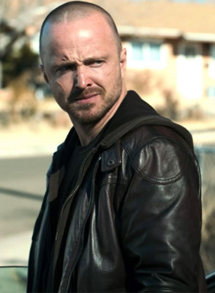 Aaron Paul El Camino A Breaking Bad Movie Leather Jacket