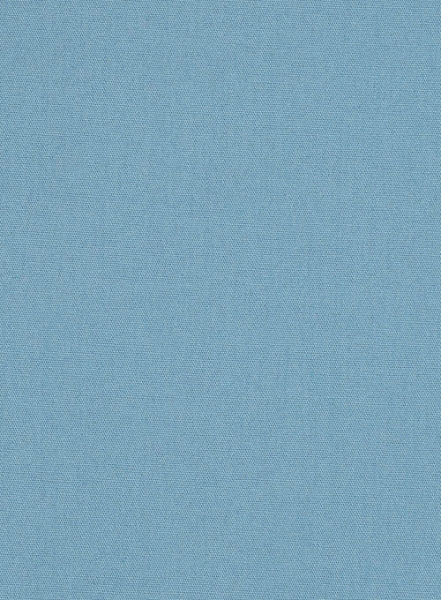 Azure Blue Stretch Poplene Shirt - Half Sleeves