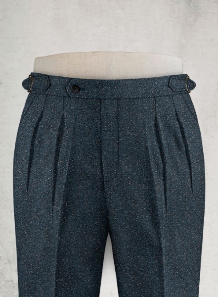 Robin Blue Flecks Donegal Highland Tweed Trousers