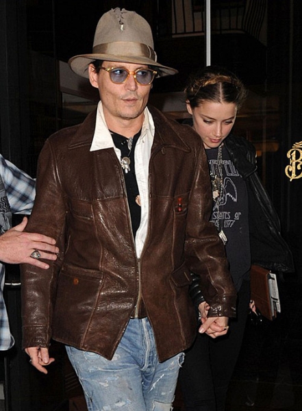 Johnny Depp Leather Jacket #1