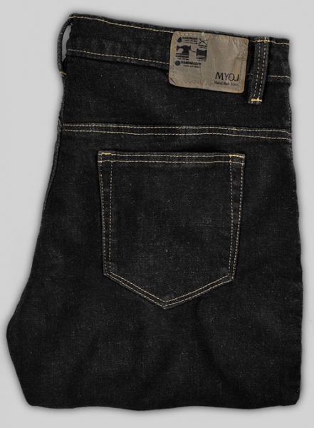 Hank Black Hard Wash Stretch Jeans