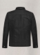 Distressed Black Jason Bateman Leather Jacket