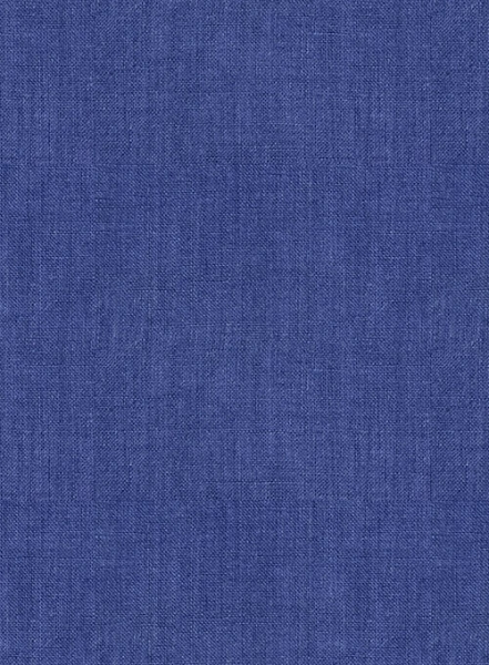 European Cruise Blue Linen Shirt - Half Sleeves