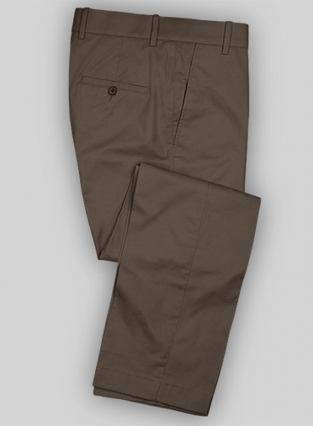 Summer Weight Brown Formal Chinos