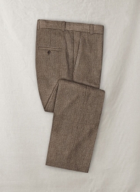 Italian Linen Bella Brown Pants