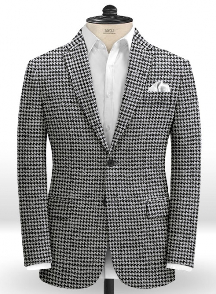 Harris Tweed BW Houndstooth Jacket
