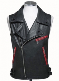 Leather Biker Vest # 310 Leather Biker Vest # 310