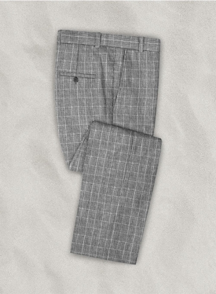 Italian Linen Lusso Black Suit