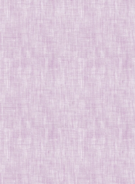 European Light Violet Linen Shirt - Half Sleeves
