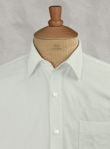 Spring Beige Stretch Poplene Shirt