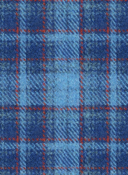 Harris Tweed Tartan Blue Jacket