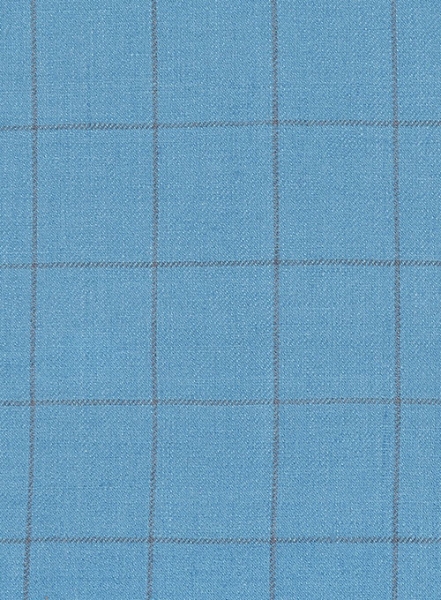 Italian Super Blue Linen Pants