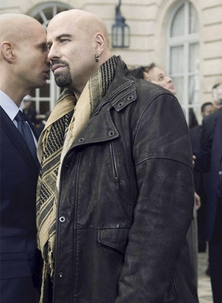 John Travolta From Paris with Love Leather Jacket