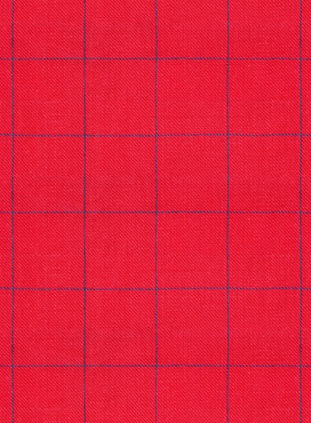 Italian Linen Cinde Red Jacket
