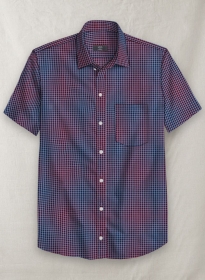 Italian Cotton Gorini Shirt - Half Sleeves