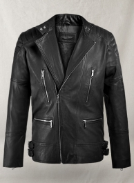 Shotgun Black Moto Leather Jacket  Shotgun Black Moto Leather Jacket