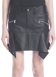 Blitz Flare Leather Skirt - # 486 Blitz Flare Leather Skirt - # 486