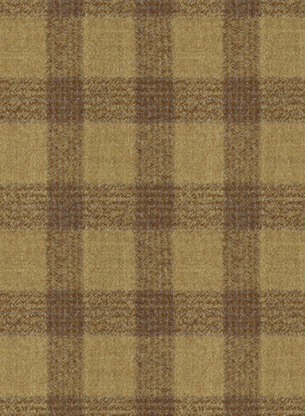 Italian Wool Cashmere Tarzzo Khaki Checks Jacket