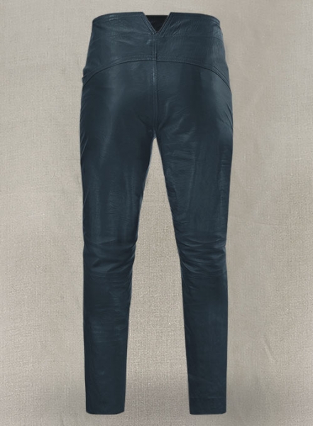 Soft Winsor Blue Jim Morrison Leather Pants
