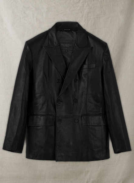 Adrien Brody Leather Blazer