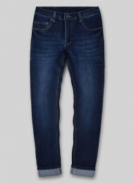Bronco Blue Stretch Indigo Wash Whisker Jeans