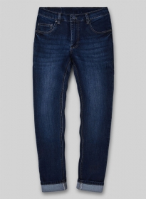 Bronco Blue Stretch Hard Wash Whisker Jeans