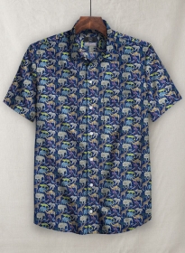 Liberty Egrini Cotton Shirt- Half Sleeves