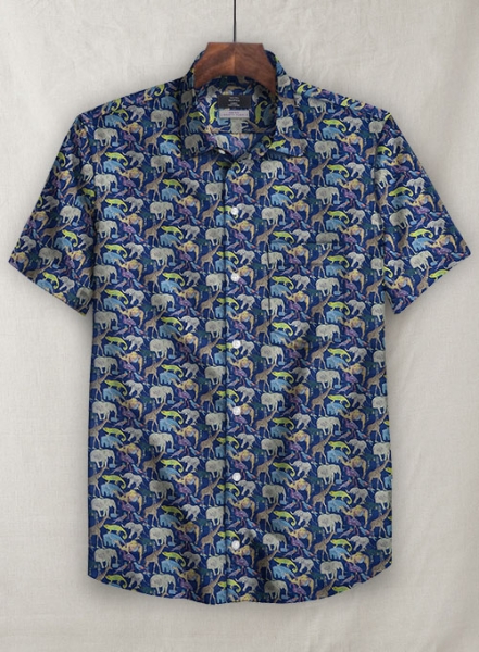 Liberty Egrini Cotton Shirt- Half Sleeves