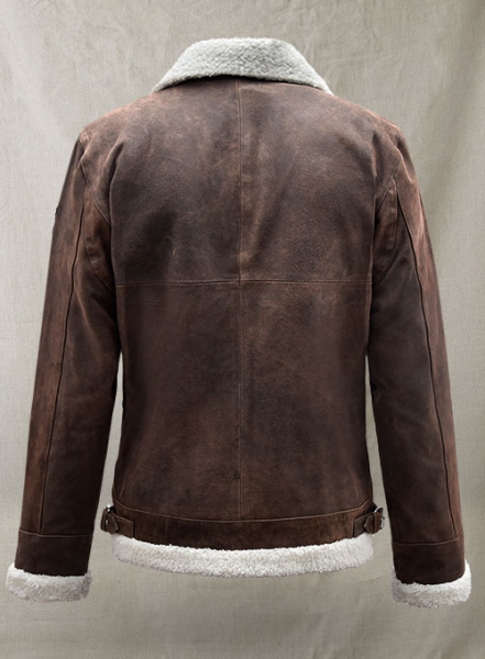 Vintage Brown Aviator Leather Jacket