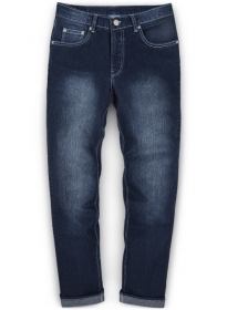 Classic 12oz Scrape Wash Darker Stretch Jeans - Look #328