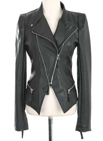 Leather Biker Jacket # 526