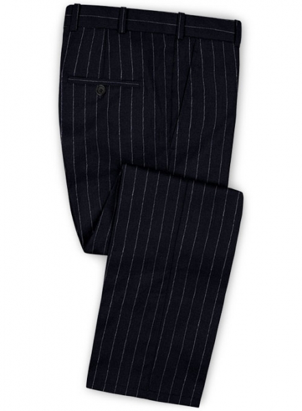 Vector Stripe Wool Pants