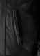 Black Sherpa Leather Jacket