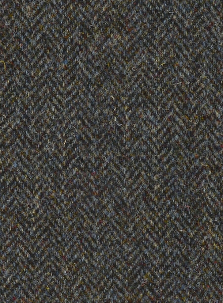 Harris Tweed Ridge Blue Herringbone Pants