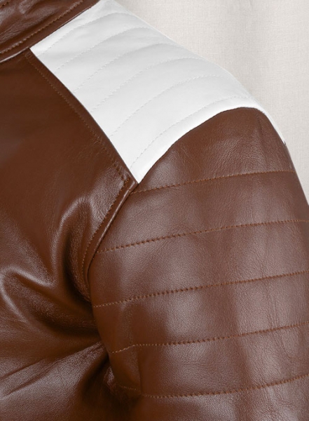 Tan Brown Fight Club Leather Jacket