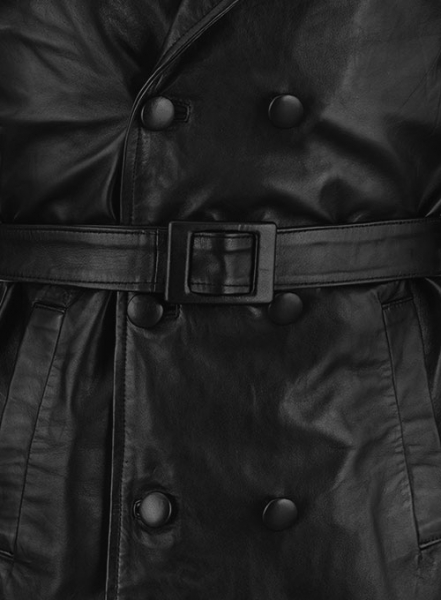 1970\'s Leather Trench Coat