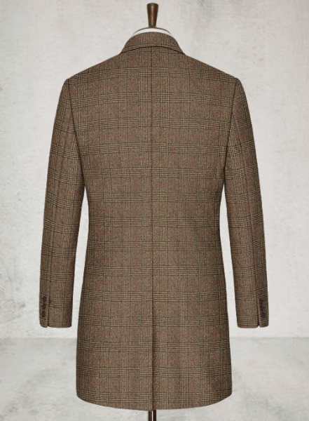 Como Checks Tweed Overcoat