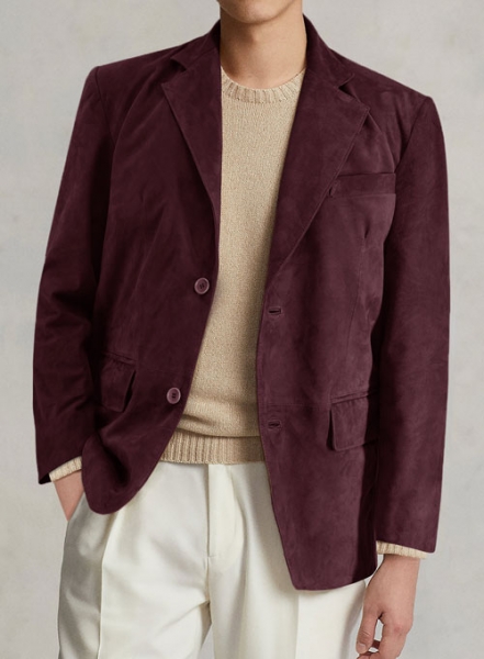 Grapevine Suede Leather Blazer