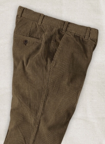 Brown Stretch Corduroy Trousers