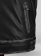 Rubbed Black Leather Jacket # 654