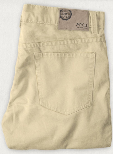 Light Khaki 4 Way Stretch Chino Jeans
