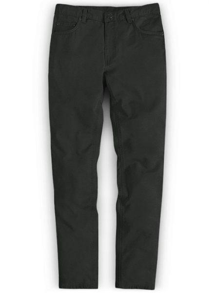 Super Dark Gray Chino Jeans