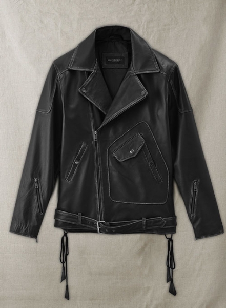 Street Style Black Biker Leather Jacket