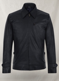 Dark Blue Stretch Tom Cruise Premier Leather Jacket
