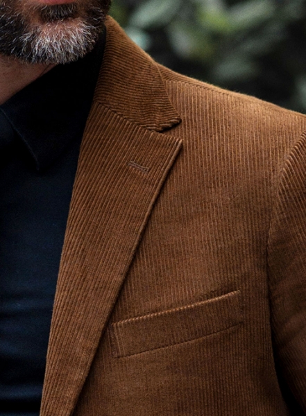 Spring Brown Corduroy Jacket
