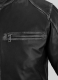 Rubbed Black Leather Jacket # 654
