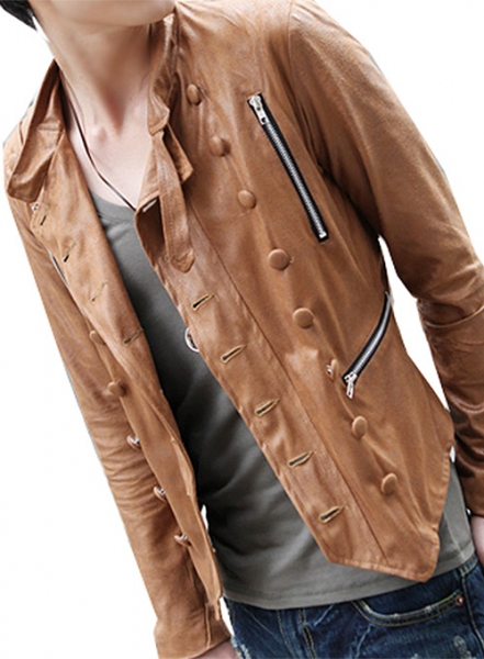 Military Leather Jacket