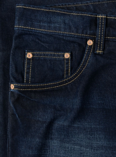 Storm Blue Hard Wash Whisker Jeans